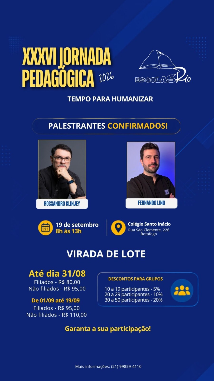 Arte do evento XXXVI Jornada Pedagógica
